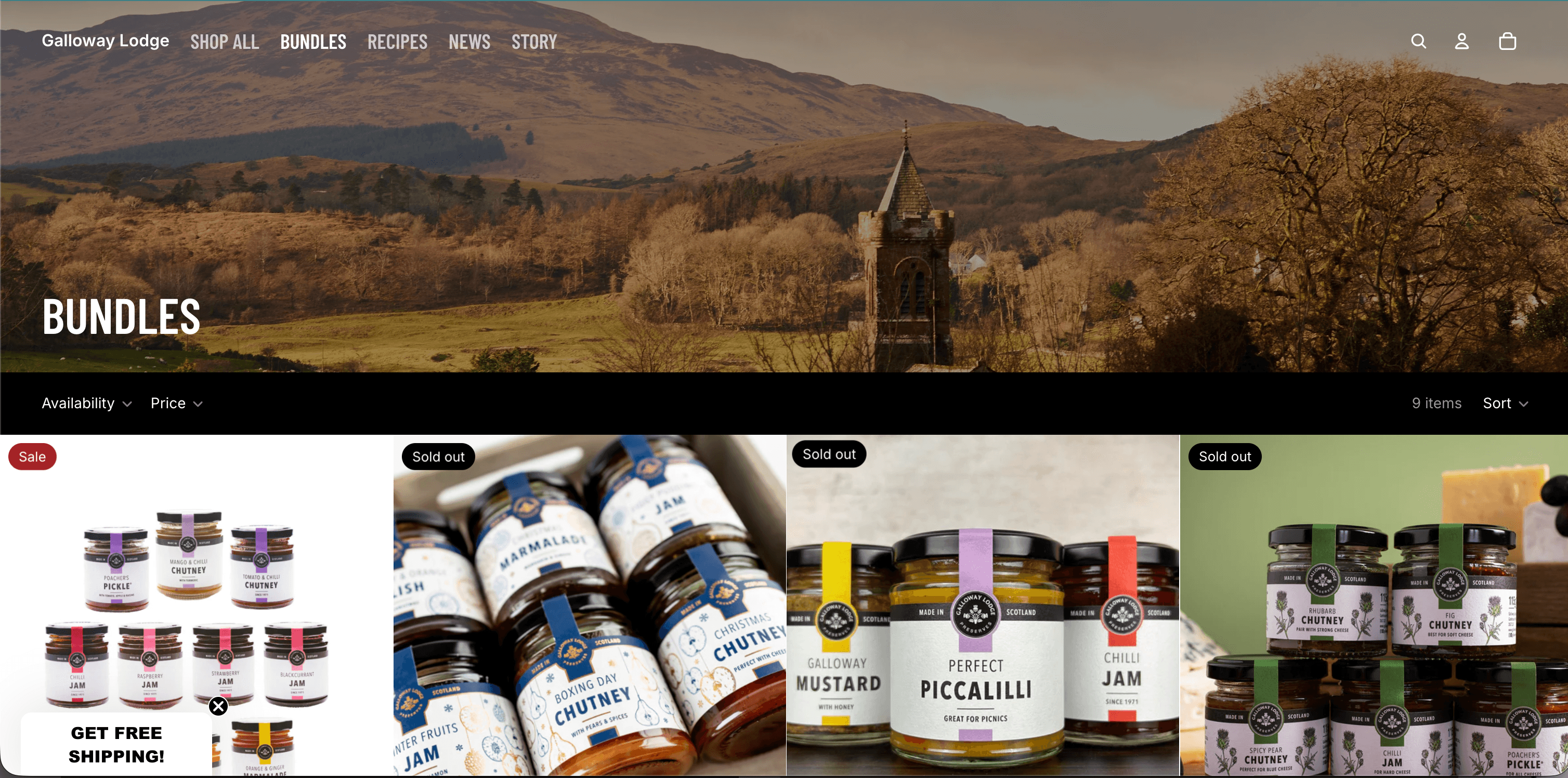 Galloway Lodge Preserves — Campaign assets for a Scottish preserves maker.